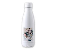 MERCHANDMANIA Bidón Térmico aislante 500 ml acero inoxidable stray kids kpop cantantes album rock-star oddinary tapon seguridad botella deportivo