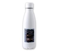 Merchandmanía Bidón Térmico aislante 500 ml acero inoxidable the beyond grupo musica gira cantantes mundo tapon seguridad botella deportivo