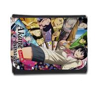 MERCHANDMANIA Billetera Billetero Akane banashi Geisha Serie Manga sirvientas Modernas Hombre Caballero Negro Monedero