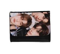 MERCHANDMANIA Billetera Billetero Album Cantantes Head Shoulders Knees Toes Unisex Negro Monedero