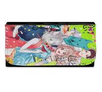 MERCHANDMANIA Billetera Billetero Anime Kimi to Koete Koi ni Naru Bestias Animales kemonomimi Mujer señora Negro Monedero