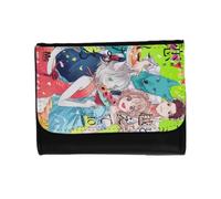 MERCHANDMANIA Billetera Billetero Anime Kimi to Koete Koi ni Naru Bestias Animales kemonomimi Unisex Negro Monedero