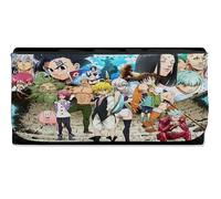 MERCHANDMANIA Billetera Billetero Anime LOS 7 PECADOS Capitales Manga Serie Mujer señora Negro Monedero