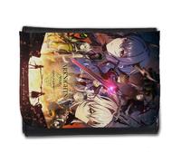 MERCHANDMANIA Billetera Billetero Anime Serie arknights Aventura Videojuego Hombre Caballero Negro Monedero