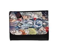 MERCHANDMANIA Billetera Billetero Anime Serie Shuumatsu no Walküre Dioses vs Humanos Unisex Negro Monedero