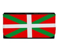 Merchandmanía Billetera Billetero Bandera de euskadi españa Comunidad autonoma Vasca Mujer señora Negro Monedero