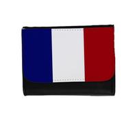MERCHANDMANIA Billetera Billetero Bandera DE Francia Libertad Igualdad fraternidad Unisex Negro Monedero