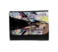 MERCHANDMANIA Billetera Billetero Bleach Sennen Kessen Hen Shinigami Quincy Blood War Unisex Negro Monedero