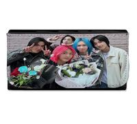 MERCHANDMANIA Billetera Billetero Cantantes KPOP dxmon Girls Love Boys Love Girls Mujer señora Negro Monedero