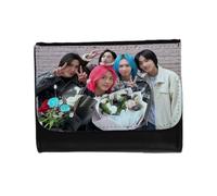 MERCHANDMANIA Billetera Billetero Cantantes KPOP dxmon Girls Love Boys Love Girls Unisex Negro Monedero