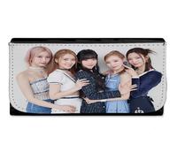 MERCHANDMANIA Billetera Billetero Cantantes KPOP geenious Voyage zo e Mujer señora Negro Monedero