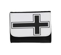 Merchandmanía Billetera Billetero Cruz Cristiana Cristo Jesus Hijo de Dios Iglesia Unisex Negro Monedero