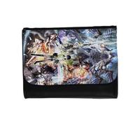 MERCHANDMANIA Billetera Billetero Date a Live Saga Temporada 5 Serie Anime Unisex Negro Monedero