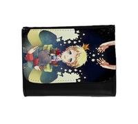 MERCHANDMANIA Billetera Billetero el principito Fanart Libro Historia Cuento Planeta Cometa Unisex Negro Monedero