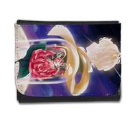 MERCHANDMANIA Billetera Billetero el principito Rosa Amor Estrellas Espacio Historia Hombre Caballero Negro Monedero