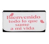 MERCHANDMANIA Billetera Billetero Frase Bonita Consejo Positivo Amistad Mujer señora Negro Monedero