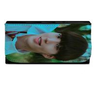 MERCHANDMANIA Billetera Billetero Grupo KPOP dxmon tk Hyperspace 911 Mujer señora Negro Monedero