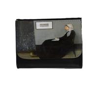 MERCHANDMANIA Billetera Billetero James Abbott McNeill Whistler, Arreglo en Gris y Negro Unisex Negro Monedero