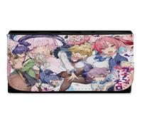 MERCHANDMANIA Billetera Billetero Kanan-sama Serie Anime sucubo Demonio Angel Mujer señora Negro Monedero