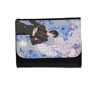 MERCHANDMANIA Billetera Billetero Katsute Mahou Shoujo Magical Girl Evil Enemy Unisex Negro Monedero