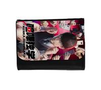 MERCHANDMANIA Billetera Billetero Kenka Dokugaku Serie Anime Videos Combate Unisex Negro Monedero