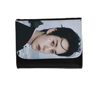 MERCHANDMANIA Billetera Billetero Kids Grupo Coreano Cantante Lee Know Unisex Negro Monedero