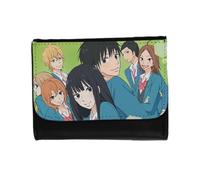 MERCHANDMANIA Billetera Billetero Kimi ni Todoke Tercera Temporada Personajes Unisex Negro Monedero