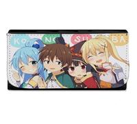 MERCHANDMANIA Billetera Billetero Kono Subarashii Sekai ni Shukufuku wo! 3 Mujer señora Negro Monedero