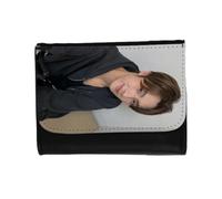 MERCHANDMANIA Billetera Billetero Lucky Now Playing Grupo Musical Mundial Unisex Negro Monedero
