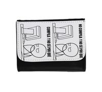 MERCHANDMANIA Billetera Billetero Meme Frase Graciosa Programador codigo compila Unisex Negro Monedero