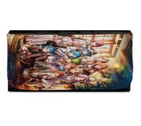 MERCHANDMANIA Billetera Billetero mushoku Tensei rudeus silphiette eris Roxy Mujer señora Negro Monedero