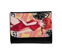 MERCHANDMANIA Billetera Billetero Ranma 1/2 Serie Amor Humor ecchi Waifu Chica Unisex Negro Monedero