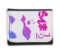 MERCHANDMANIA Billetera Billetero Ranma 1/2 Serie Oso Panda genma Saotome Hombre Caballero Negro Monedero