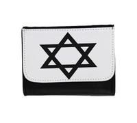 Merchandmanía Billetera Billetero Religion judia judaismo fe tora Diez Mandamientos Unisex Negro Monedero