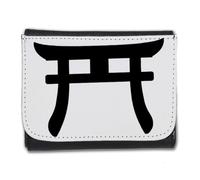 Merchandmanía Billetera Billetero Religion sintoista fe Puerta Kami espiritus Yokai Dioses Hombre Caballero Negro Monedero