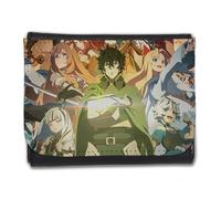 MERCHANDMANIA Billetera Billetero Rising of The Shield Hero Temporada 4 Anime isekai Hombre Caballero Negro Monedero