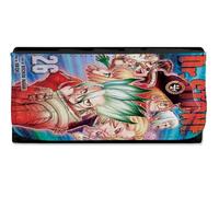 MERCHANDMANIA Billetera Billetero Serie Anime dr Stone Temp 4 senku Astronauta Ciencia Mujer señora Negro Monedero