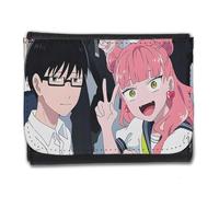 MERCHANDMANIA Billetera Billetero Serie Anime sheihantai na Kimi to boku Novios Personajes Hombre Caballero Negro Monedero