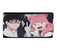 Merchandmanía Billetera Billetero Serie Anime sheihantai na Kimi to boku Novios Personajes Mujer señora Negro Monedero