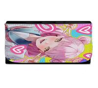 MERCHANDMANIA Billetera Billetero Serie Anime sheihantai na Kimi to boku Suzuki Mujer señora Negro Monedero