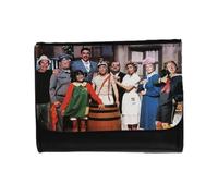 MERCHANDMANIA Billetera Billetero Serie Antigua Retro vecindario vecinos Amigos Unisex Negro Monedero