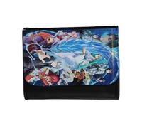 MERCHANDMANIA Billetera Billetero Tensei shitara Slime pelicula leviatan Unisex Negro Monedero