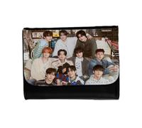 MERCHANDMANIA Billetera Billetero Treasure KPOP Chicos 2025 Album Hello King Kong Unisex Negro Monedero