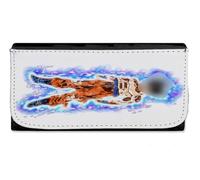 MERCHANDMANIA Billetera Billetero Ultra Guerrero Poder Instinto Aura Cargando Mujer señora Negro Monedero