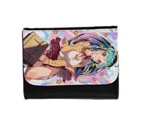 MERCHANDMANIA Billetera Billetero urusei yatsura lamu Lum Chica ogro Extraterrestre Alien Unisex Negro Monedero