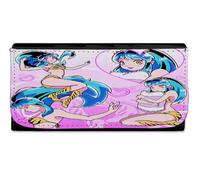 MERCHANDMANIA Billetera Billetero urusei yatsura lamu Lum la Chica invasora ogro Oni Kirin Mujer señora Negro Monedero