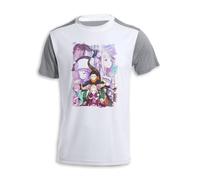 MERCHANDMANIA Camiseta A3 Bicolor Anime re Zero 4th Season Personajes Tshirt