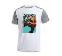 MERCHANDMANIA Camiseta A3 Bicolor Anime Serie Sakamoto Days Mafia mafiosos Tshirt