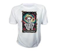 MERCHANDMANIA Camiseta A3 Carta Tarot Graciosa Meme Pensador filosofo preocupacion Tshirt