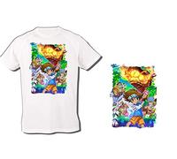 MERCHANDMANIA Camiseta A3 Digimon Adventure Tshirt